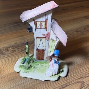 Vintage Lino Zampiva Italian ceramic figurine * Studio Art Pottery *